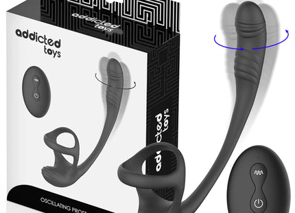 ADDICTED TOYS – ANALPLUG MIT VIBRATION 360°-WELLUNG UND HODENSTIMULATOR