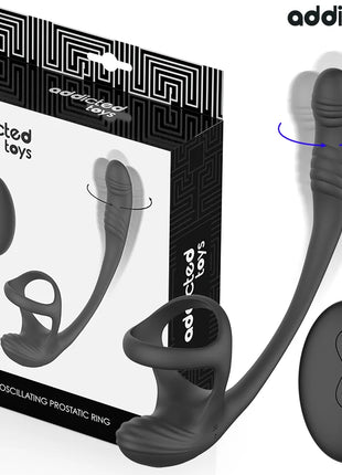 ADDICTED TOYS – ANALPLUG MIT VIBRATION 360°-WELLUNG UND HODENSTIMULATOR