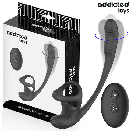 ADDICTED TOYS – ANALPLUG MIT VIBRATION 360°-WELLUNG UND HODENSTIMULATOR