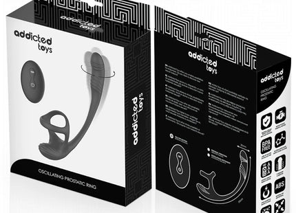 ADDICTED TOYS – ANALPLUG MIT VIBRATION 360°-WELLUNG UND HODENSTIMULATOR