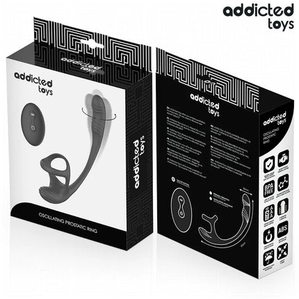 ADDICTED TOYS – ANALPLUG MIT VIBRATION 360°-WELLUNG UND HODENSTIMULATOR