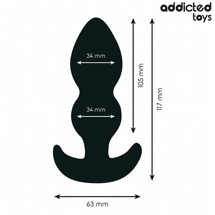 ADDICTED TOYS - ANALSTECKER GRÖSSE L 11,7 CM - Analplug