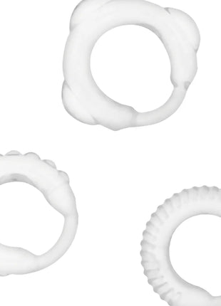 ADDICTED TOYS - C-RING-SET KLAR - Penisring ohne Vibration