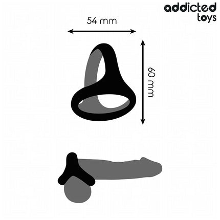ADDICTED TOYS - DICKER DREIFACH-PENISRING - Penisring ohne Vibration