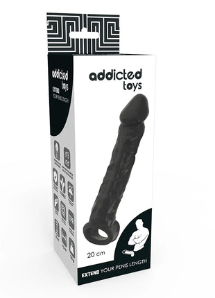 ADDICTED TOYS - DONG-VERLNGERUNG SCHWARZ - Penishüllen mit Verlängerung