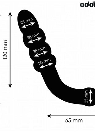 ADDICTED TOYS - DOPPELMASSAGER 16,5 CM - Analplug
