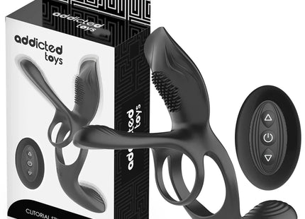 ADDICTED TOYS - DOPPELTER PENISRING MIT KLITORISSTIMULATOR