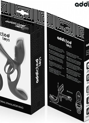 ADDICTED TOYS - DOPPELTER PENISRING MIT KLITORISSTIMULATOR