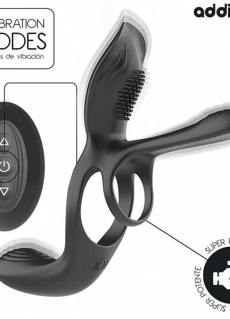 ADDICTED TOYS - DOPPELTER PENISRING MIT KLITORISSTIMULATOR