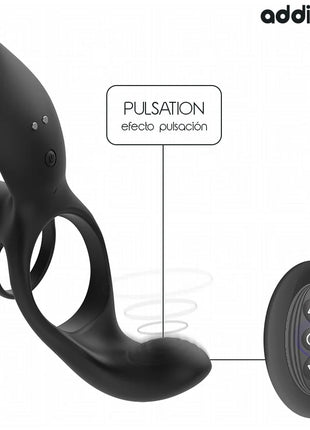 ADDICTED TOYS - DOPPELTER PENISRING MIT KLITORISSTIMULATOR