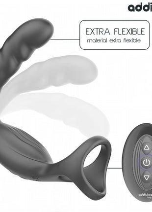 ADDICTED TOYS - DOPPELTER PROSTATIK-COCKRING MIT FERNBEDIENUNG