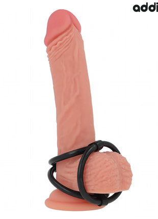 ADDICTED TOYS - DREIFACH-PENISRING - Penisring ohne Vibration