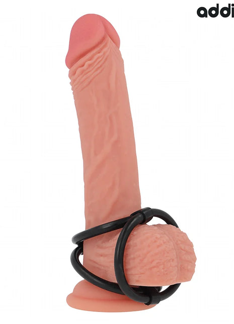 ADDICTED TOYS - DREIFACH-PENISRING - Penisring ohne Vibration