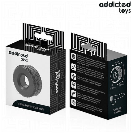 ADDICTED TOYS - EXTRA DICKER COCKRING - Penisring ohne Vibration
