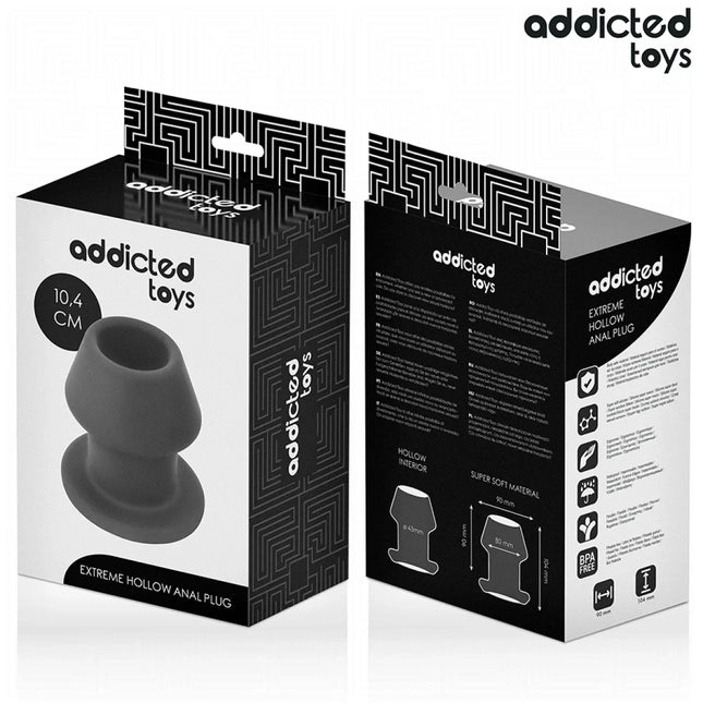 ADDICTED TOYS - EXTREM HOHL ANAL PLUG GRÖSSE L 10,4 CM - Analplug