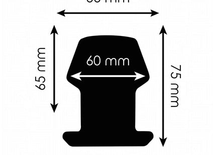 ADDICTED TOYS - EXTREM HOHL ANAL PLUG GRÖSSE S 7,5 CM - Analplug