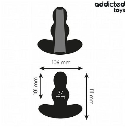 ADDICTED TOYS - HOHL ANAL PLUG GRÖSSE L 11,1 CM - Analplug