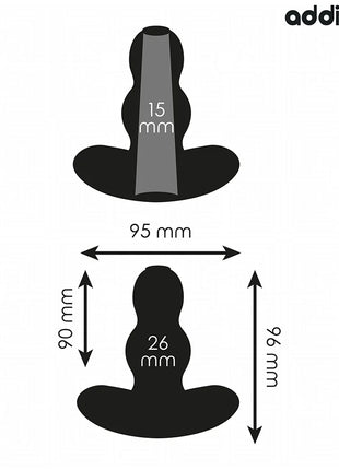 ADDICTED TOYS - HOHL ANAL PLUG GRÖSSE M 9,6 CM - Analplug
