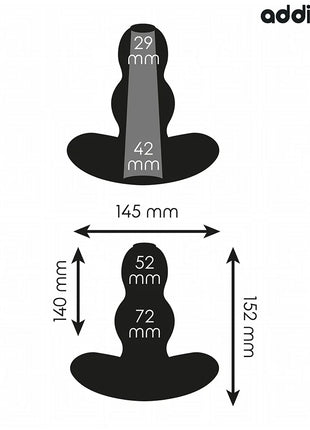 ADDICTED TOYS - HOHL ANAL PLUG GRÖSSE XXL 15,2 CM - Analplug
