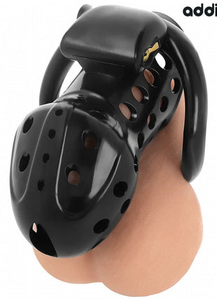 ADDICTED TOYS LOCKED - ANGEKETTETER HOHLPENISKÄFIG 10,5 CM - BDSM-Peniskäfige