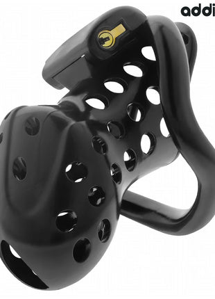 ADDICTED TOYS LOCKED - ANGEKETTETER HOHLPENISKÄFIG 10,5 CM - BDSM-Peniskäfige