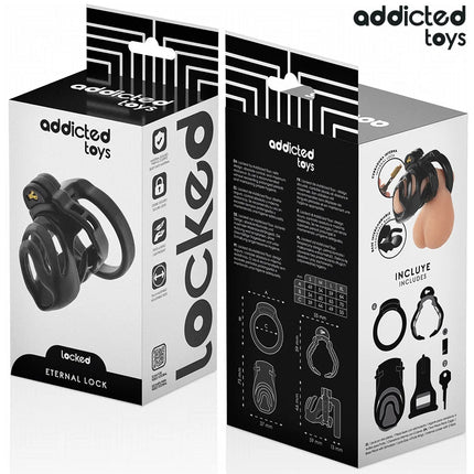 ADDICTED TOYS LOCKED - ETERNAL LOCK PENISKÄFIG 9 CM - BDSM-Peniskäfige