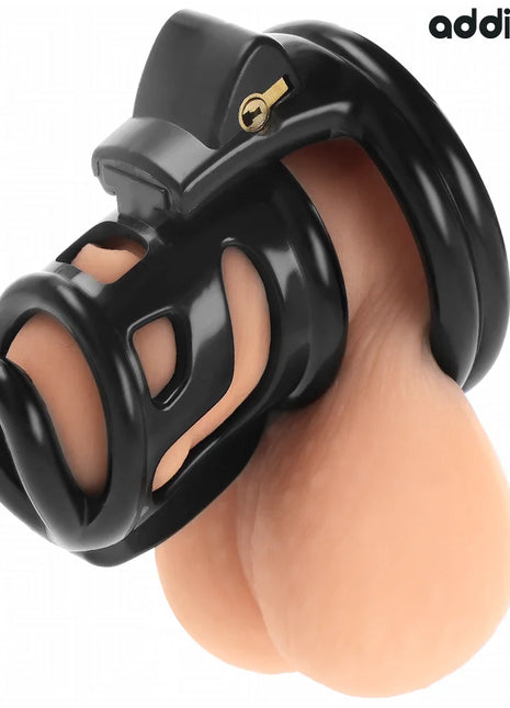 ADDICTED TOYS LOCKED - GILDEN CAGE PENISKÄFIG 8,5 CM - BDSM-Peniskäfige