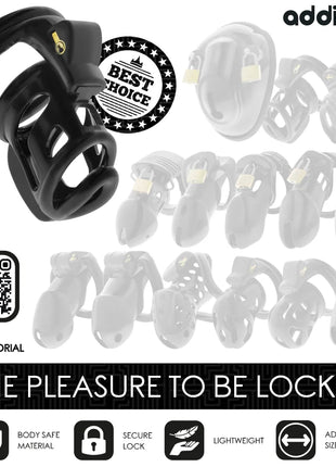ADDICTED TOYS LOCKED - GILDEN CAGE PENISKÄFIG 8,5 CM - BDSM-Peniskäfige