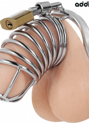 ADDICTED TOYS LOCKED - IRON CELL METALL-PENISKÄFIG 5 CM GRÖSSE L - BDSM-Peniskäfige
