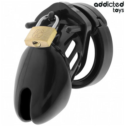 ADDICTED TOYS LOCKED - OBSIDIAN HOLD PENISKÄFIG GRÖSSE S - BDSM-Peniskäfige