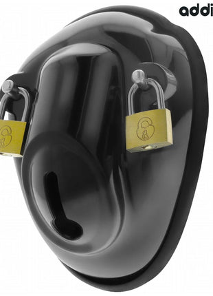 ADDICTED TOYS LOCKED - SCHLÜSSELLOSER PENISKÄFIG 11,5 CM - BDSM-Peniskäfige