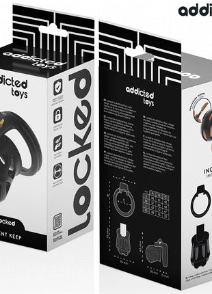 ADDICTED TOYS LOCKED - SILENT KEEP PENISKÄFIG 7,5 CM - BDSM-Peniskäfige