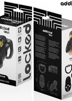 ADDICTED TOYS LOCKED - UNBROKEN DEN PENISKÄFIG 9,8 CM - BDSM-Peniskäfige