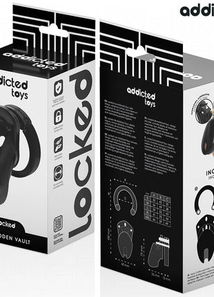 ADDICTED TOYS LOCKED - VERBOTENES PENISKÄFIG 10 CM - BDSM-Peniskäfige