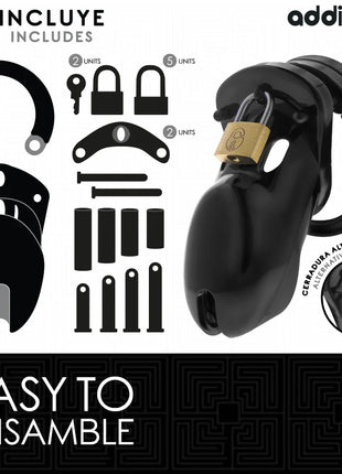 ADDICTED TOYS LOCKED - VERBOTENES PENISKÄFIG 10 CM - BDSM-Peniskäfige
