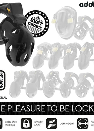ADDICTED TOYS LOCKED - VERSIEGELTER PENISKÄFIG 8 CM - BDSM-Peniskäfige