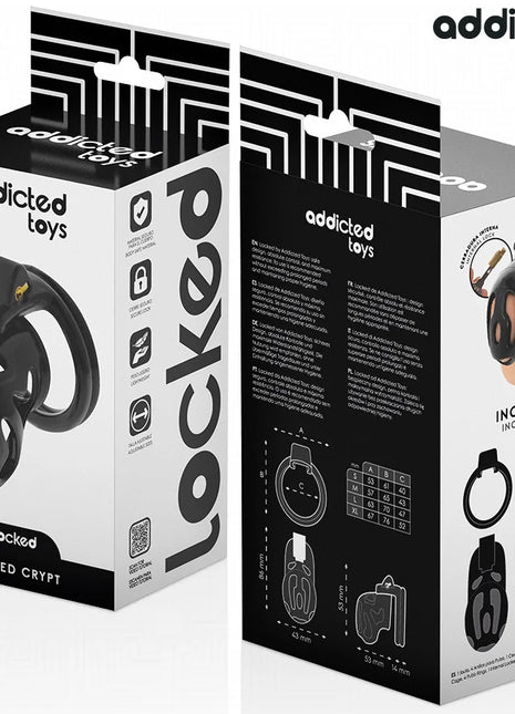 ADDICTED TOYS LOCKED - VERSIEGELTER PENISKÄFIG 8 CM - BDSM-Peniskäfige