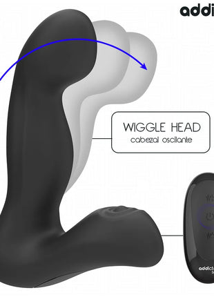 ADDICTED TOYS – OSZILLIERENDER PROSTATAMASSAGEGERÄT MIT PULSATIONSMODUS-FERNBEDIENUNG