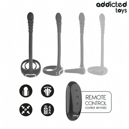 ADDICTED TOYS - P-SPOT VIBRIERENDER COCK RING MIT FERNBEDIENUNG