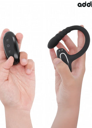 ADDICTED TOYS - P-SPOT VIBRIERENDER COCK RING MIT FERNBEDIENUNG