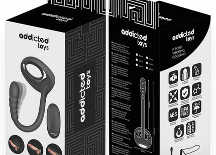 ADDICTED TOYS - P-SPOT VIBRIERENDER COCK RING MIT FERNBEDIENUNG