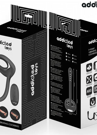 ADDICTED TOYS - P-SPOT VIBRIERENDER COCK RING MIT FERNBEDIENUNG