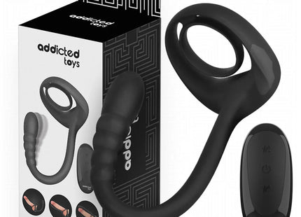 ADDICTED TOYS - P-SPOT VIBRIERENDER COCK RING MIT FERNBEDIENUNG