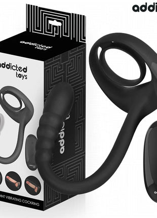ADDICTED TOYS - P-SPOT VIBRIERENDER COCK RING MIT FERNBEDIENUNG