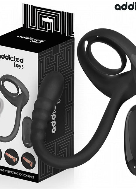ADDICTED TOYS - P-SPOT VIBRIERENDER COCK RING MIT FERNBEDIENUNG