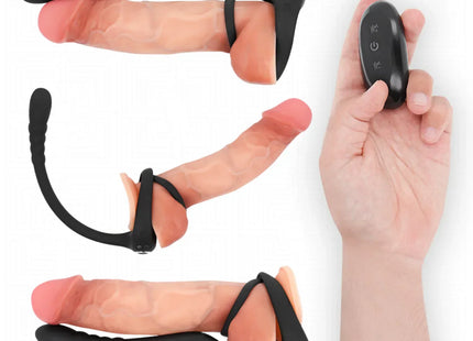 ADDICTED TOYS - P-SPOT VIBRIERENDER COCK RING MIT FERNBEDIENUNG