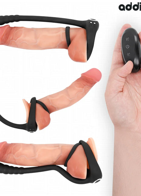 ADDICTED TOYS - P-SPOT VIBRIERENDER COCK RING MIT FERNBEDIENUNG