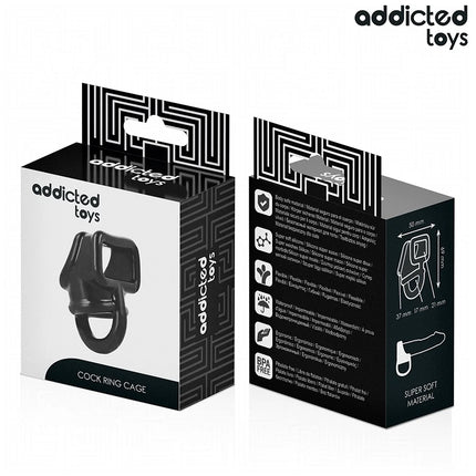 ADDICTED TOYS - PENISKÄFIGRING - Penisring ohne Vibration