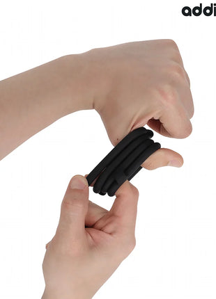 ADDICTED TOYS - PENISRING MIT TEILERN FÜR HODEN - Penisring ohne Vibration
