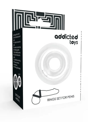 ADDICTED TOYS - POTENZ-C-RING PENIS KLAR - Penisring ohne Vibration
